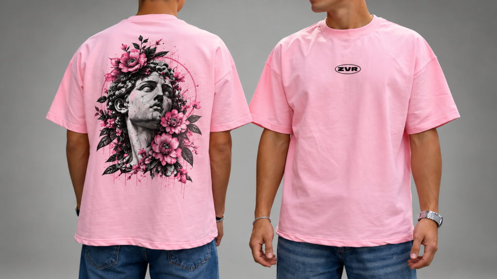 Zevior's Pink Rose T-Shirt